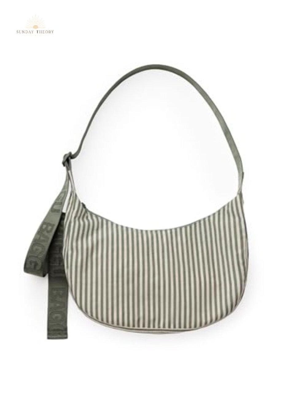 Medium Nylon Crescent Bag with Adjustable Strap